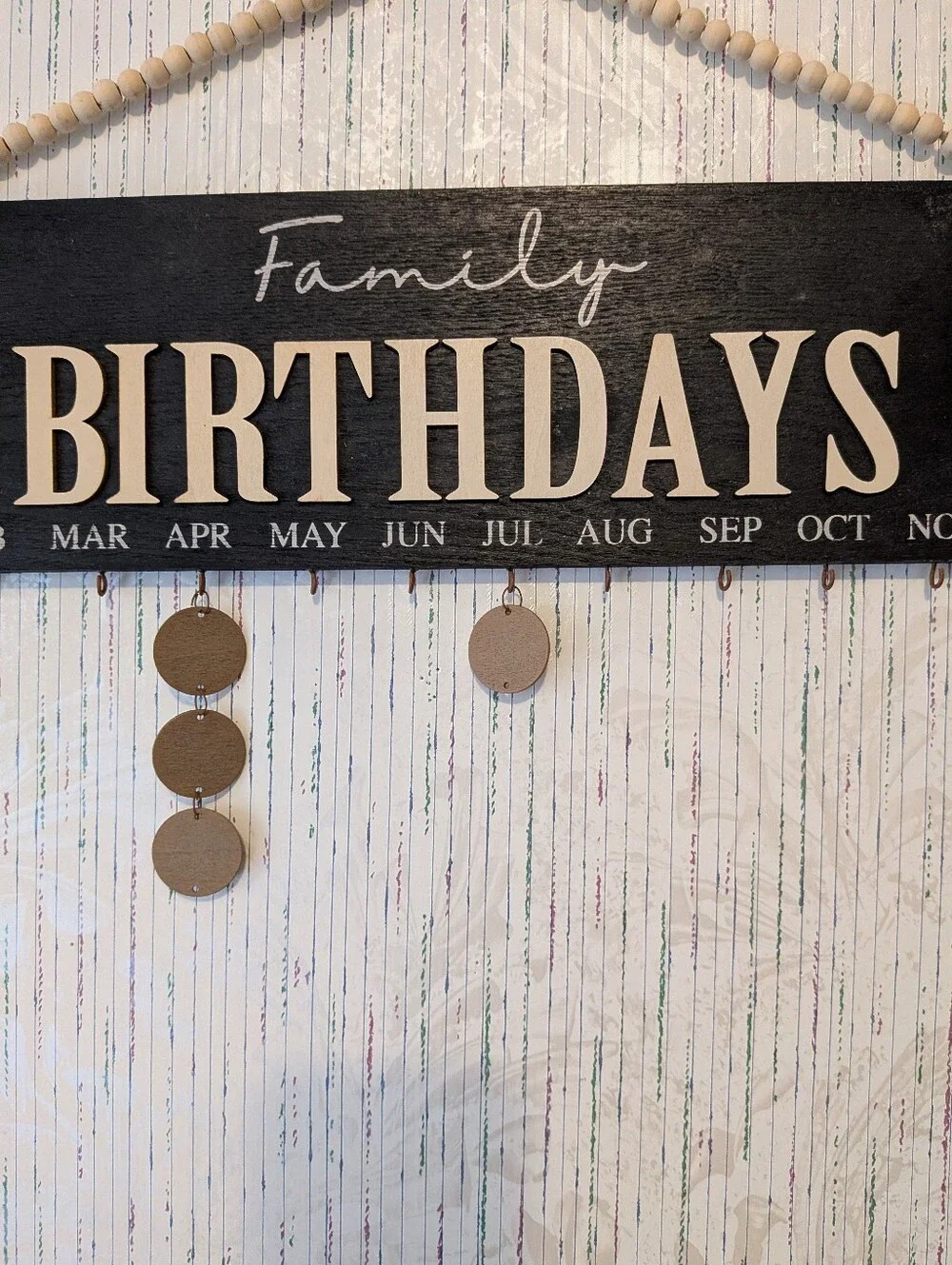 NEW Family Birthdays Memory Board